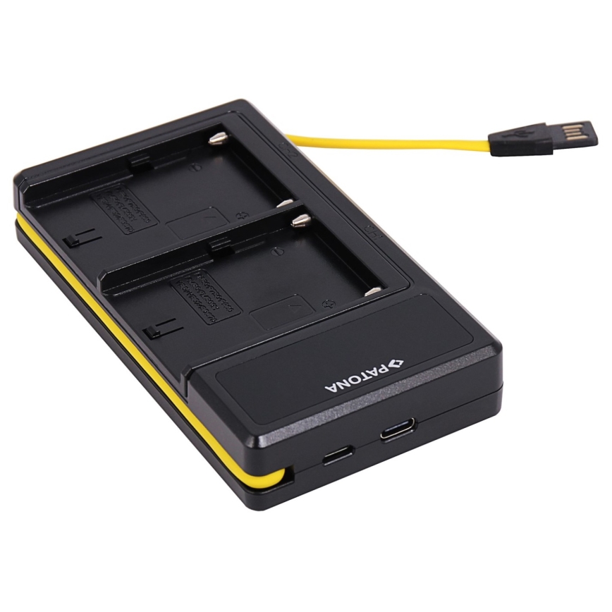 PATONA - Зарядно устройство Dual Sony NP-F970/F960/F950 USB