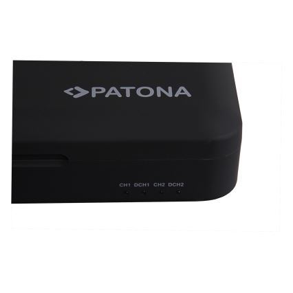 PATONA - Зарядно устройство Foto Dual Canon LP-E6/LP-E6N/LP-E6NH с външна батерия