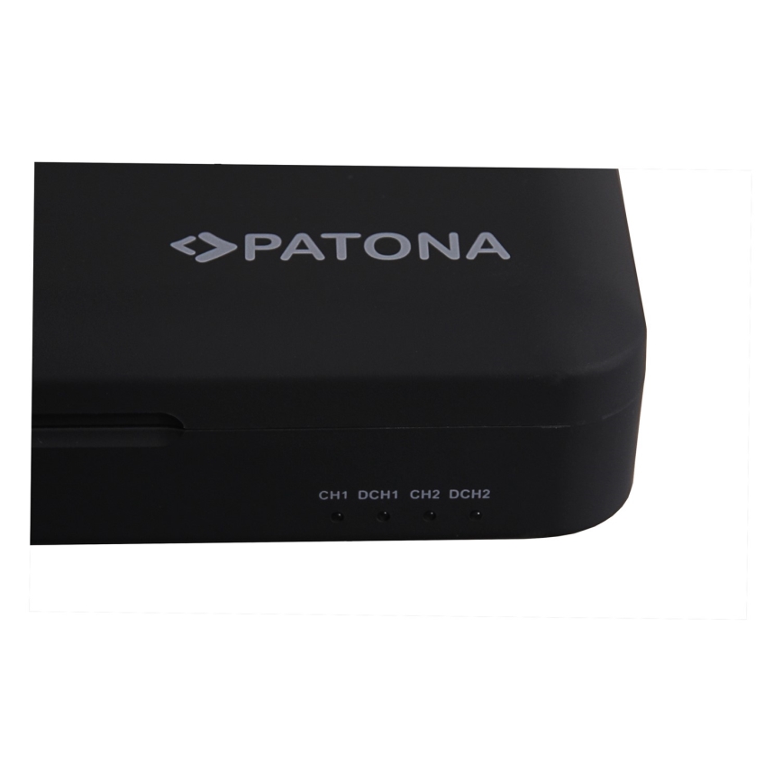 PATONA - Зарядно устройство Foto Dual Canon LP-E6/LP-E6N/LP-E6NH с външна батерия