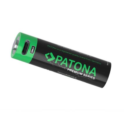 PATONA - К-кт 4x Батерия AA/LR6 Li-Pol 2000mAh 1,5Vs с USB-C зареждане