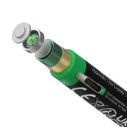 PATONA - К-кт 4x Батерия AAA/LR03 Li-Pol 500mAh 1,5V с USB-C зареждане