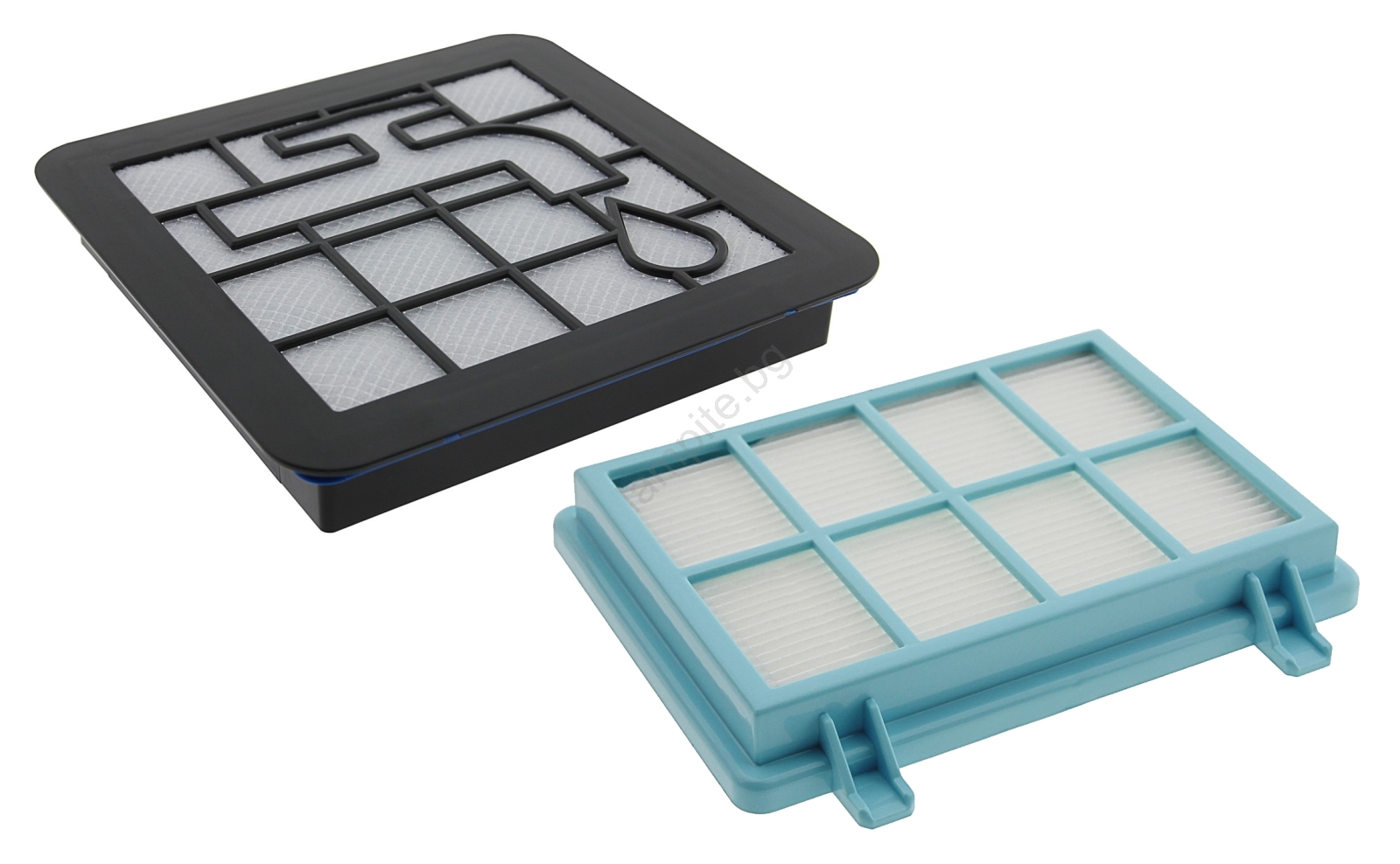 Set Di 3 Filtri Compatibili Philips PowerPro Compact E Marathon Compact - Sostituti Per FC8010/01 - Filtro HEPA E Pre-motore