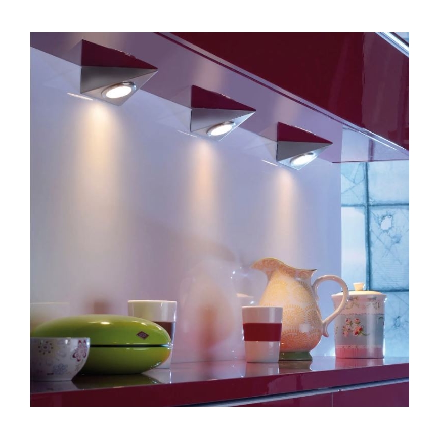 Paul Neuhaus 1119-55-3 - К-кт 3бр. LED лампи за мебели със сензор HELENA LED/2,5W/230V