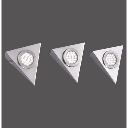 Paul Neuhaus 1119-55-3 - К-кт 3бр. LED лампи за мебели със сензор HELENA LED/2,5W/230V