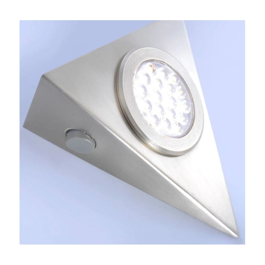 Paul Neuhaus 1119-55-3 - К-кт 3бр. LED лампи за мебели със сензор HELENA LED/2,5W/230V