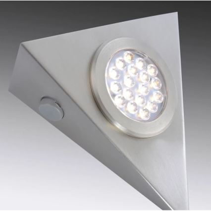 Paul Neuhaus 1119-55-3 - К-кт 3бр. LED лампи за мебели със сензор HELENA LED/2,5W/230V