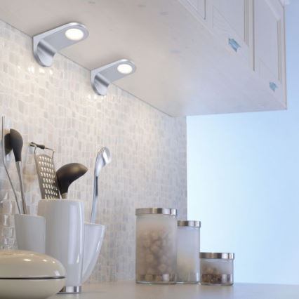Paul Neuhaus 1157-21-2 - К-кт 2бр. LED димируеми лампи за мебели AMON LED/5,2W/230V