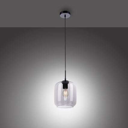 Paul Neuhaus 2002-25 - Пендел SHITAKE 1xE27/10W/230V Ø 20 см опушен