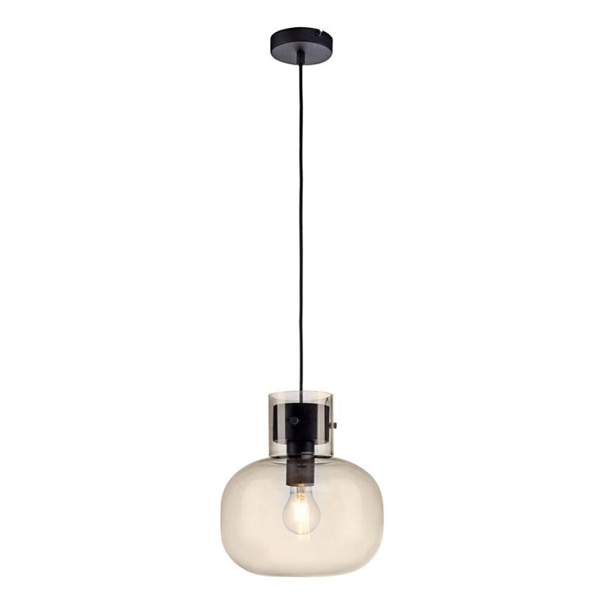 Paul Neuhaus 2003-27 - Пендел SHITAKE 1xE27/10W/230V Ø 25 см опушен