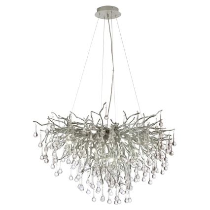 Paul Neuhaus 2192-55 - Пендел ICICLE 10xG9/40W/230V 50x100 см лъскав хром