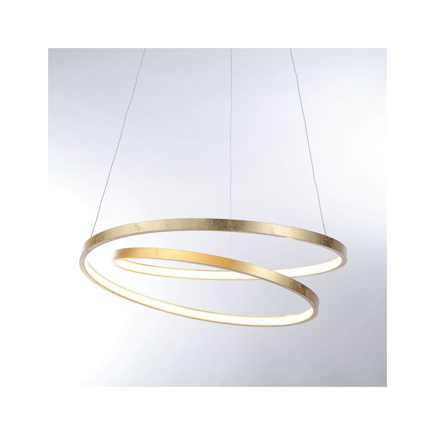 Paul Neuhaus 2472-12 - LED Димируем висящ полилей ROMAN LED/30W/230V златист