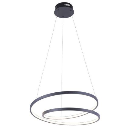 Paul Neuhaus 2472-18 - LED Димируем висящ полилей ROMAN LED/30W/230V черен