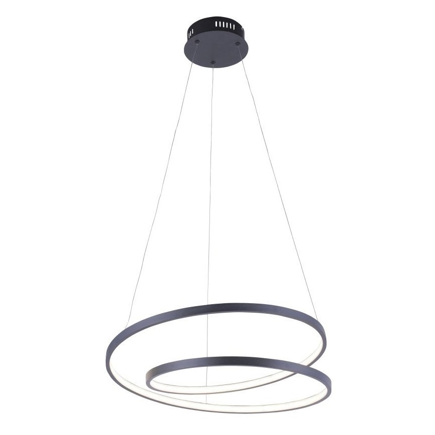 Paul Neuhaus 2472-18 - LED Димируем висящ полилей ROMAN LED/30W/230V черен