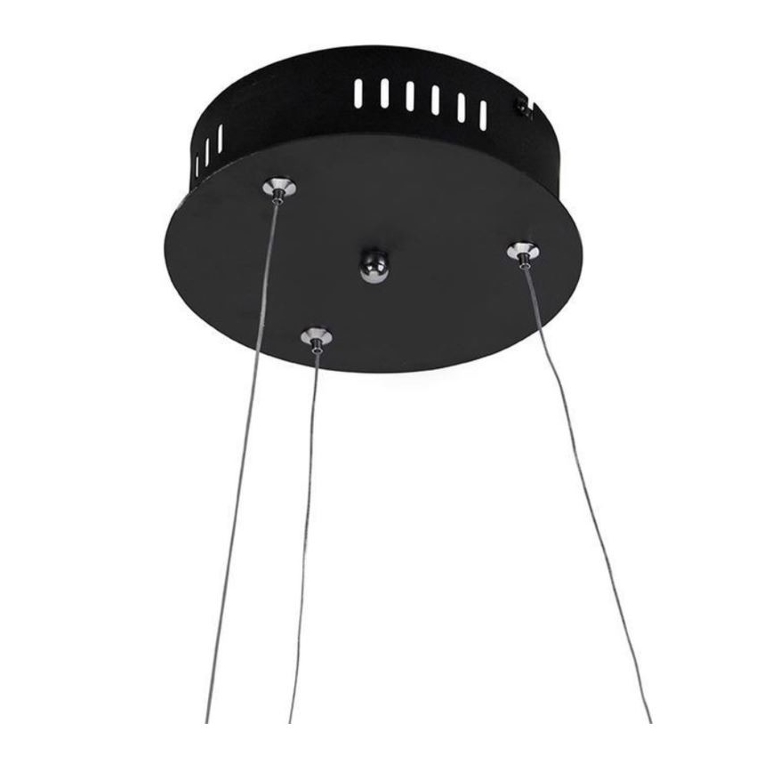 Paul Neuhaus 2472-18 - LED Димируем висящ полилей ROMAN LED/30W/230V черен