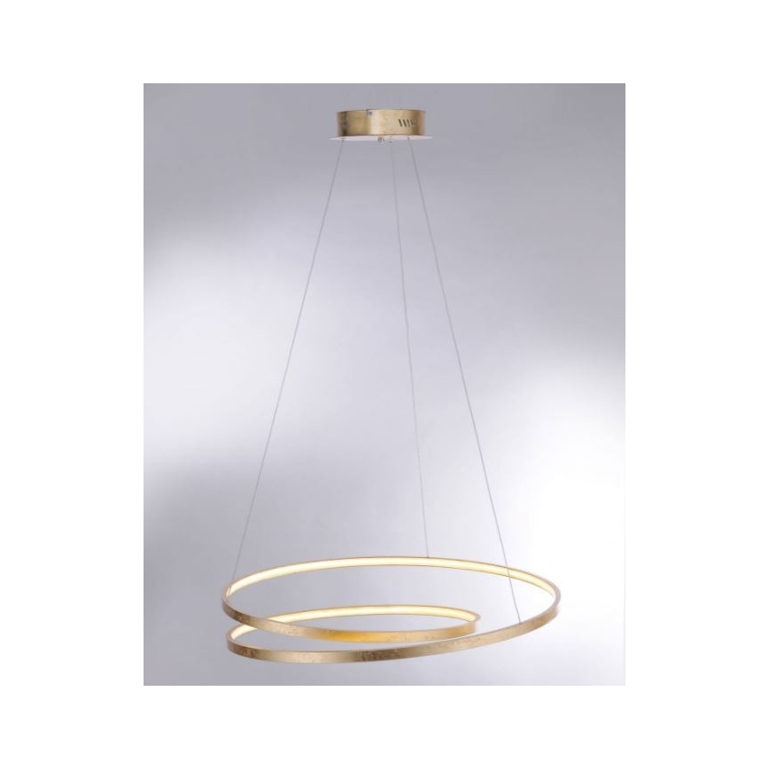 Paul Neuhaus 2474-12 - LED Димируем висящ полилей ROMAN LED/40W/230V златист