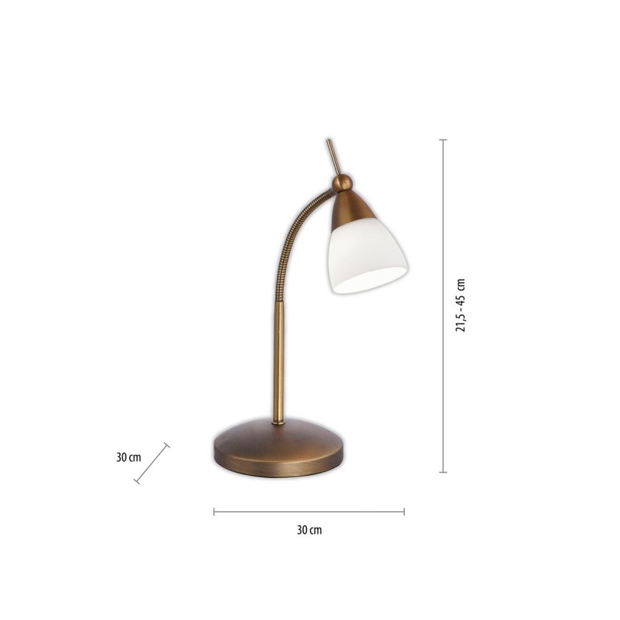 Paul Neuhaus 4001-11 - LED Димируема сензорна настолна лампа PINO 1xG9/3W/230V меден