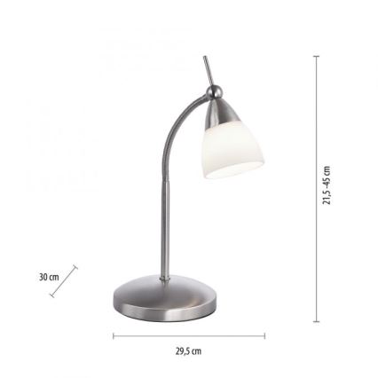 Paul Neuhaus 4001-55 - LED Димируема сензорна настолна лампа PINO 1xG9/3W/230V матов хром
