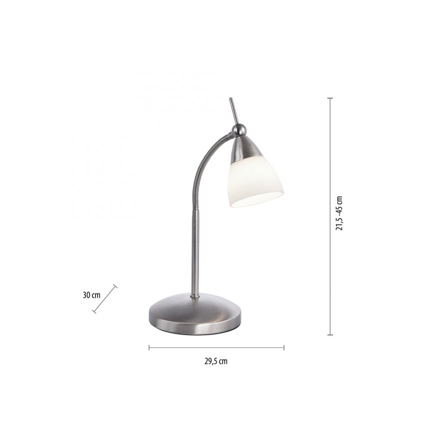 Paul Neuhaus 4001-55 - LED Димируема сензорна настолна лампа PINO 1xG9/3W/230V матов хром