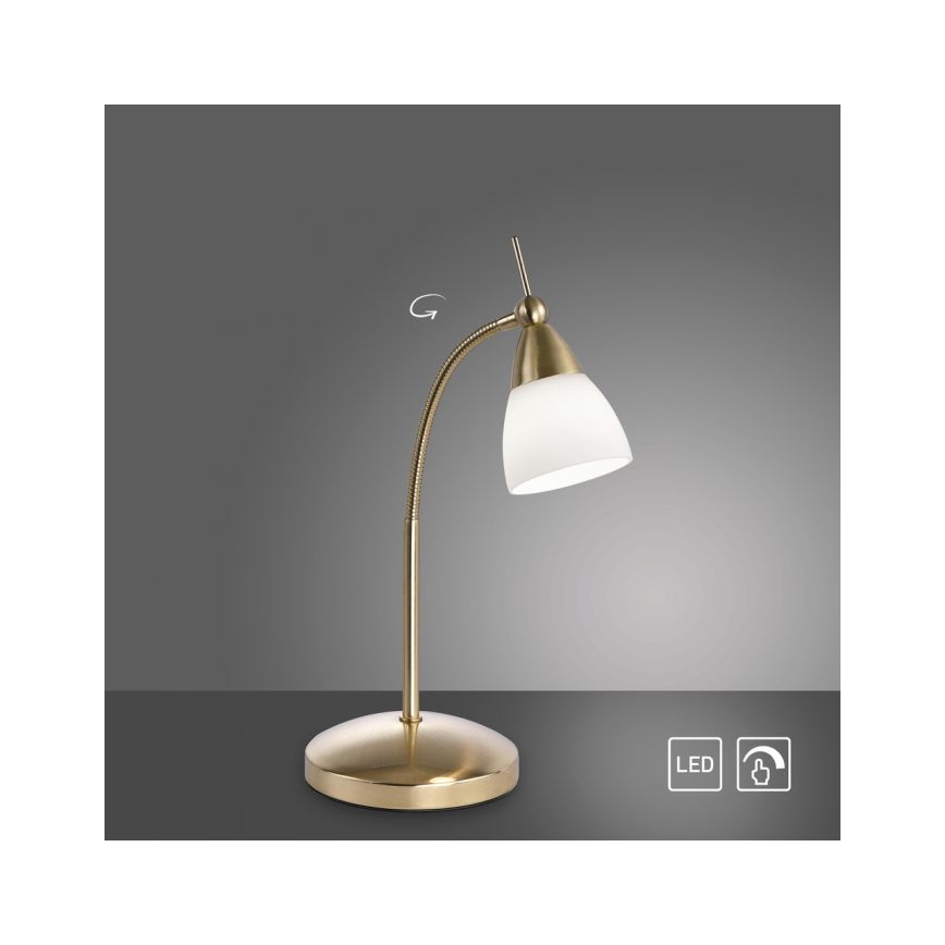 Paul Neuhaus 4001-60 - LED Димируема сензорна настолна лампа PINO 1xG9/3W/230V златист