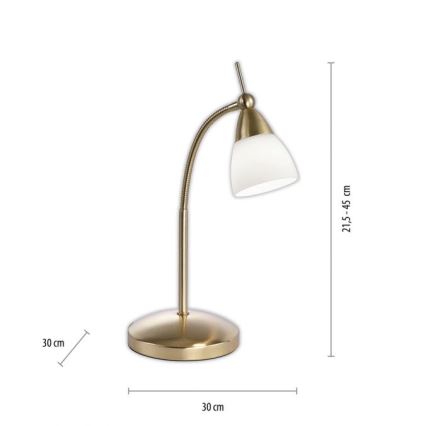 Paul Neuhaus 4001-60 - LED Димируема сензорна настолна лампа PINO 1xG9/3W/230V златист
