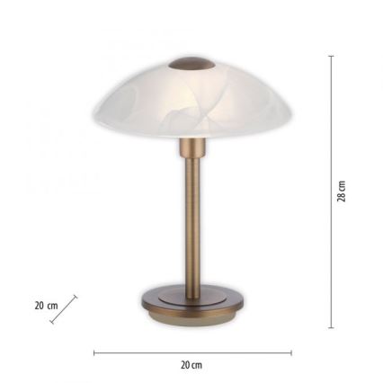 Paul Neuhaus 4026-11 - LED Димируема сензорна настолна лампа ENOVA 1xG9/2,6W/230V