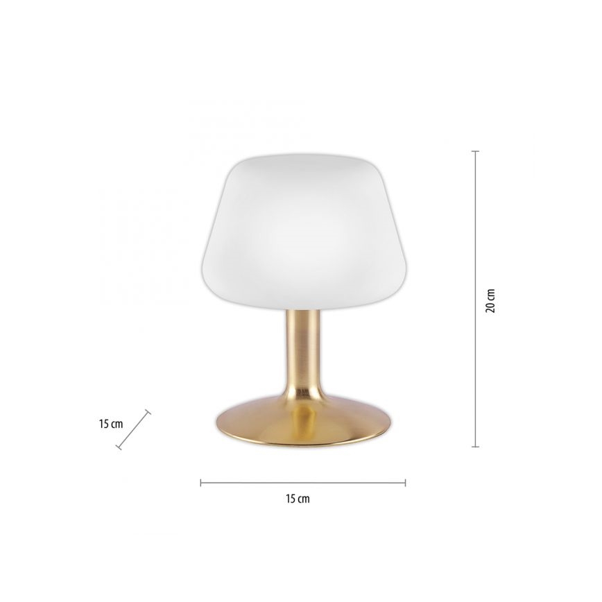 Paul Neuhaus 4078-60 - LED Димируема сензорна настолна лампа TILL 1xG9/3W/230V месинг