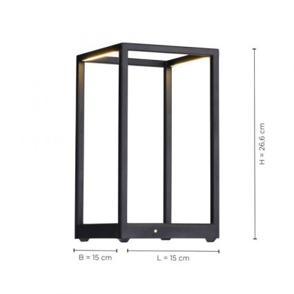 Paul Neuhaus 4401-18 - LED Димируема настолна лампа CONTURA 2xLED/2,2W/230V
