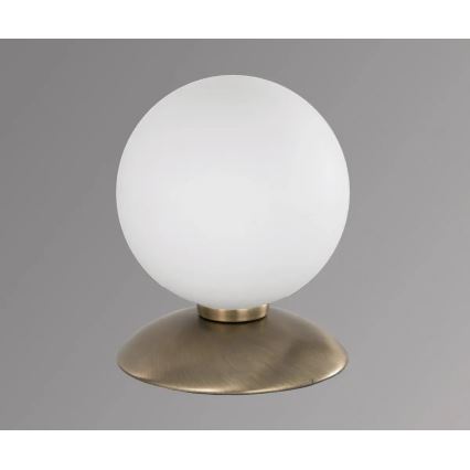 Paul Neuhaus 4437-11 - LED Димируема сензорна настолна лампа BUBBA 1xG9/28W/230V месинг