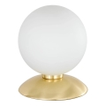 Paul Neuhaus 4437-60 - Настолна лампа BUBBA с докосване и димиране 1xG9/28W/230V златна