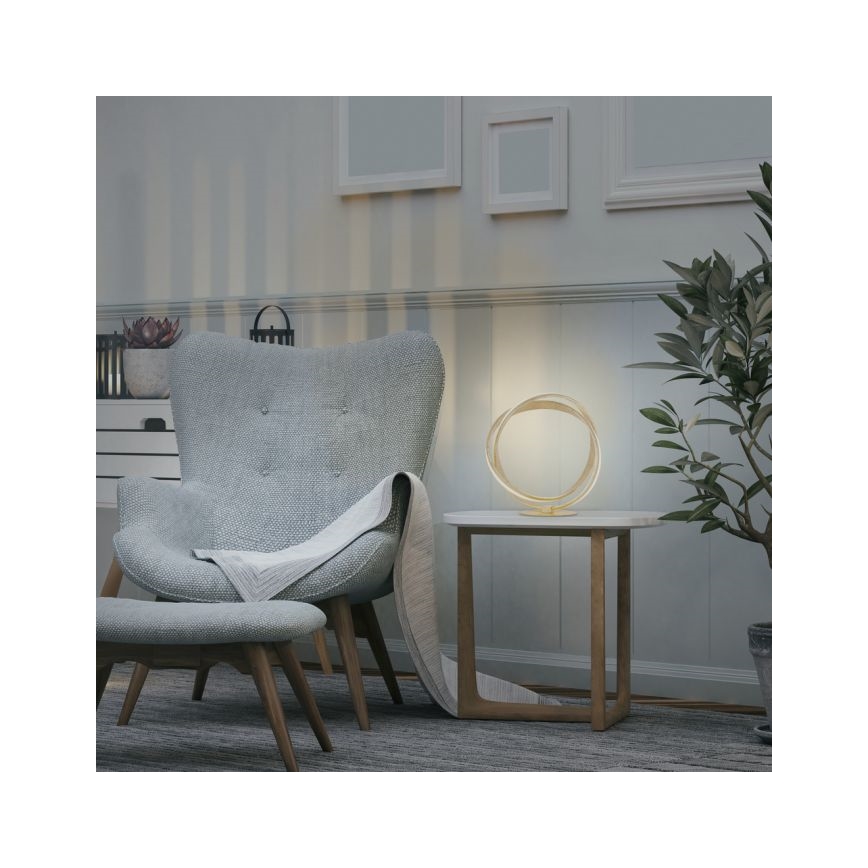 Paul Neuhaus 4531-12 - LED Димируема настолна лампа MELINDA LED/18W/230V златиста