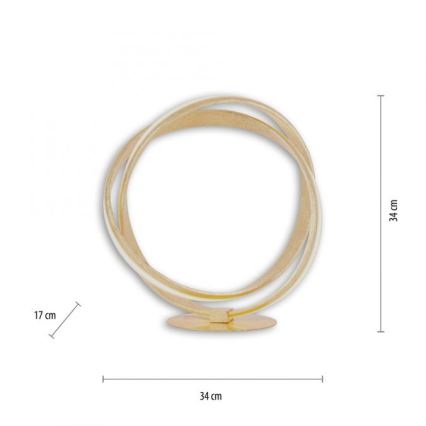Paul Neuhaus 4531-12 - LED Димируема настолна лампа MELINDA LED/18W/230V златиста