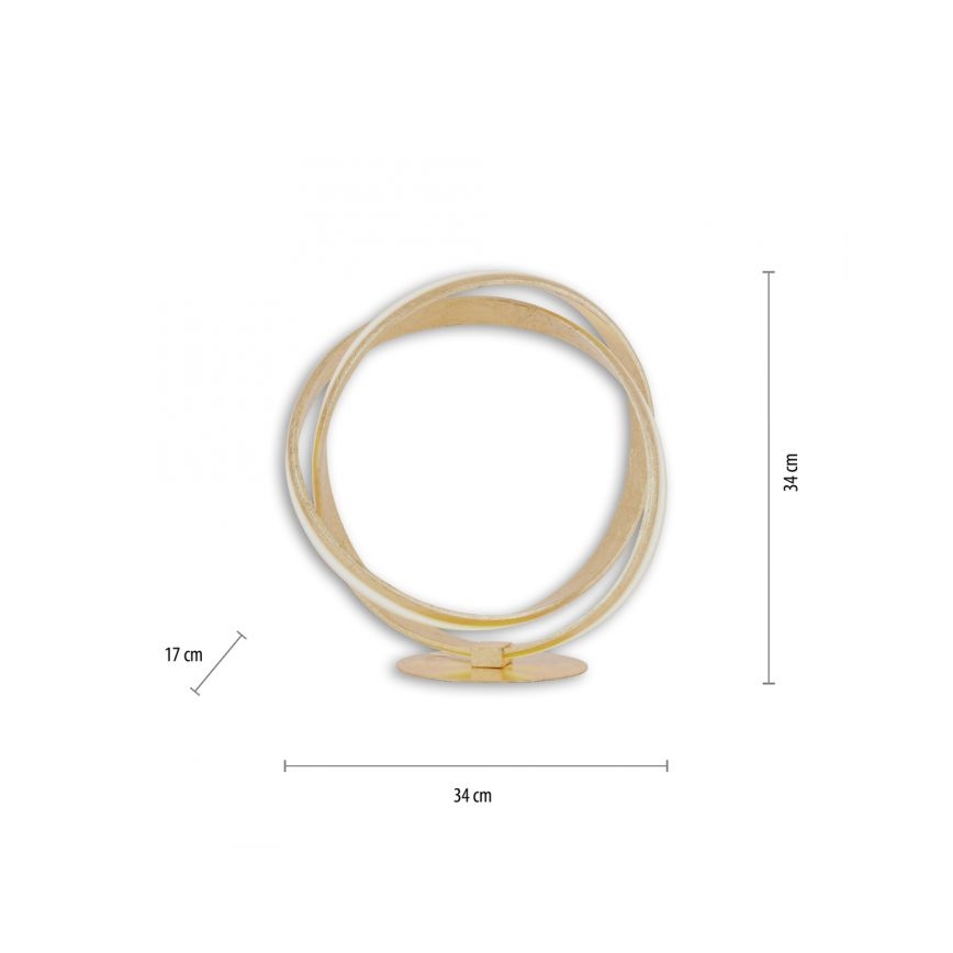 Paul Neuhaus 4531-12 - LED Димируема настолна лампа MELINDA LED/18W/230V златиста