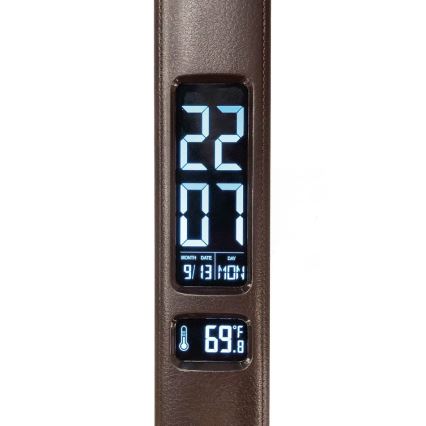 Paul Neuhaus 4595-23 - LED регулируема настолна лампа с докосване и безжично зареждане ADRIANO LED/5W/230V кафява