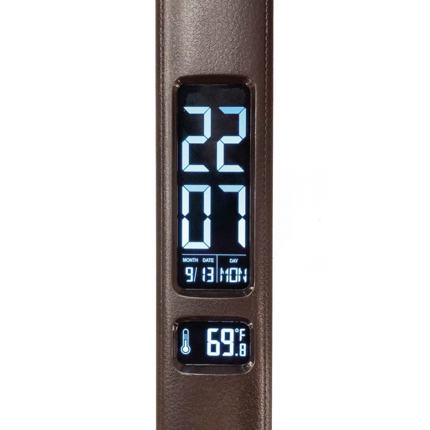 Paul Neuhaus 4595-23 - LED регулируема настолна лампа с докосване и безжично зареждане ADRIANO LED/5W/230V кафява