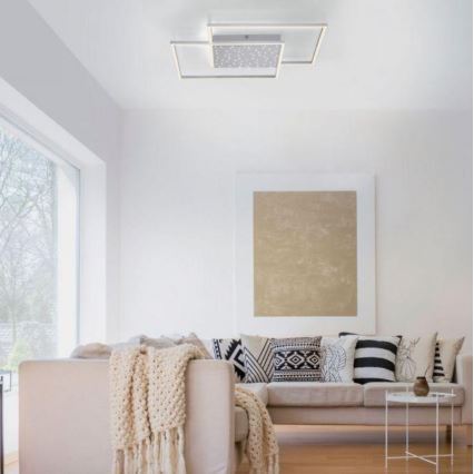 Paul Neuhaus 6024-55 - LED Димирум повърхностен полилей YUKI LED/49W/230V + дистанционно