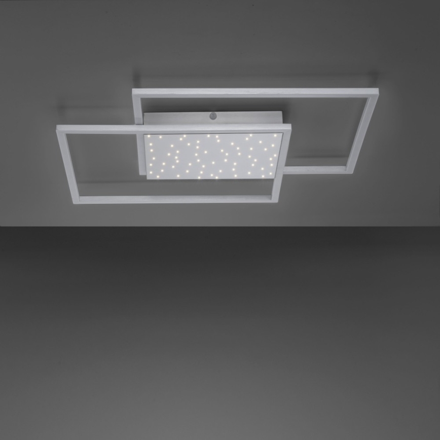 Paul Neuhaus 6024-55 - LED Димирум повърхностен полилей YUKI LED/49W/230V + дистанционно