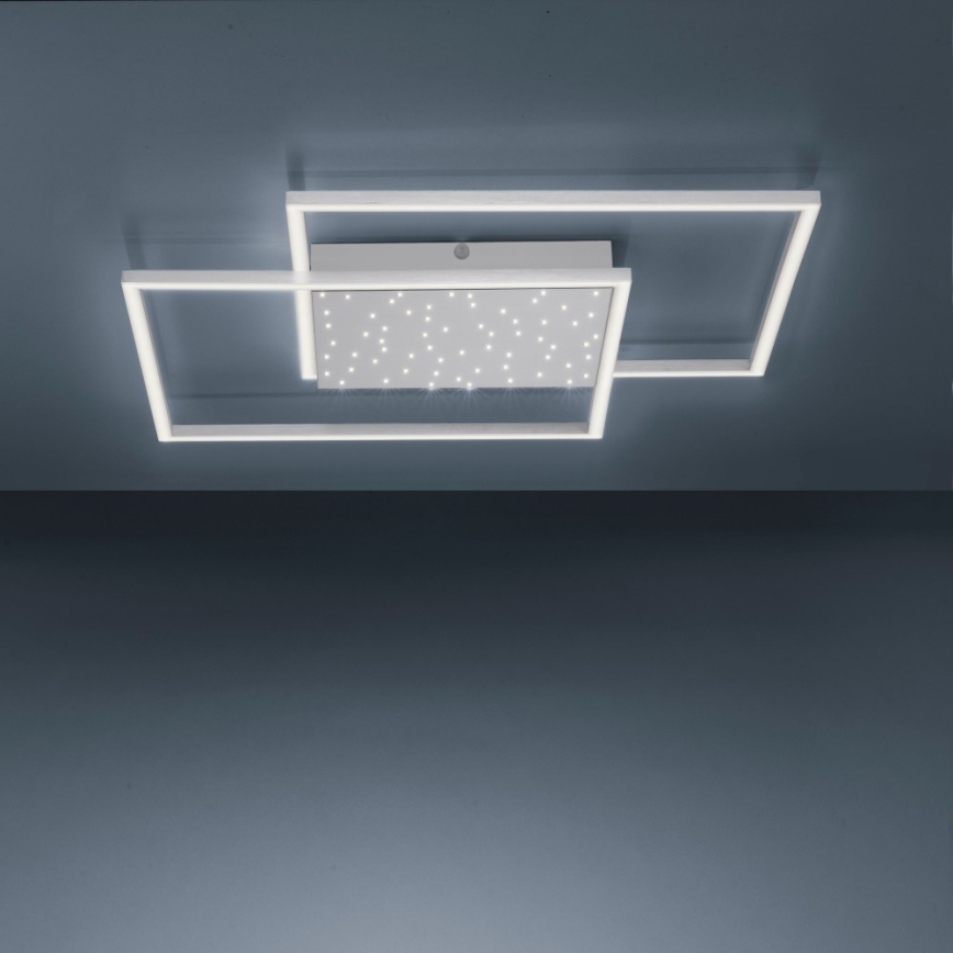 Paul Neuhaus 6024-55 - LED Димирум повърхностен полилей YUKI LED/49W/230V + дистанционно