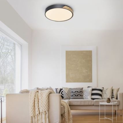Paul Neuhaus 6071-18 - LED Димируем плафон Q-PIATO LED/35W/230V Ø 51 см 2700-5000K Wi-Fi + дистанционно управление