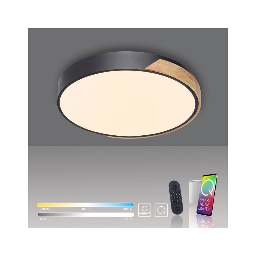Paul Neuhaus 6071-18 - LED Димируем плафон Q-PIATO LED/35W/230V Ø 51 см 2700-5000K Wi-Fi + дистанционно управление