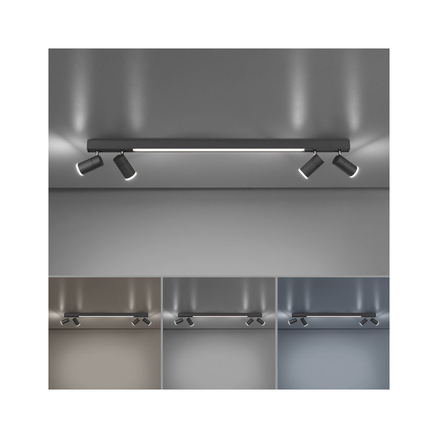 Paul Neuhaus 6121-13 - LED Димируем спот PURE 4xLED/4W/230V + LED/9W 2700-5000K + дистанционно управление