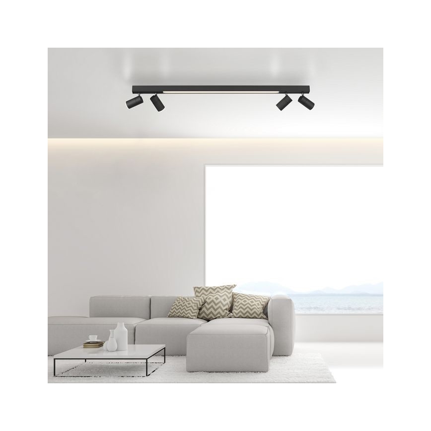 Paul Neuhaus 6121-13 - LED регулируемо точково осветително тяло PURE 4xLED/4W/230V + LED/9W 2700-5000K + дистанционно управление