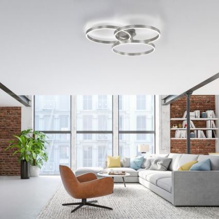 Paul Neuhaus 6233-55 - LED Димируем плафон PAAN LED/45,5W/230V 2700-5000K + дистанционно управление