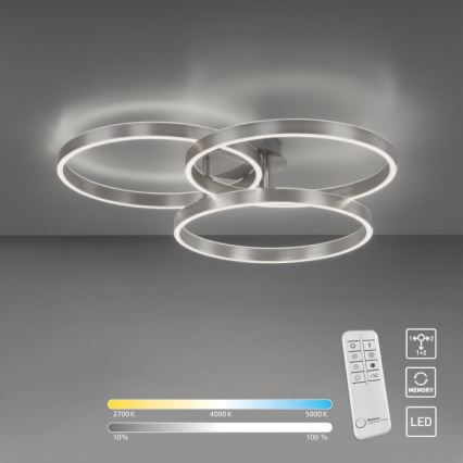 Paul Neuhaus 6233-55 - LED Димируем плафон PAAN LED/45,5W/230V 2700-5000K + дистанционно управление
