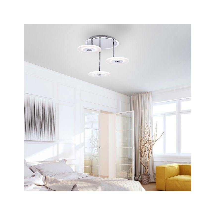 Paul Neuhaus 6446-55 - LED Димируем полилей ADALI 3xLED/13W/230V