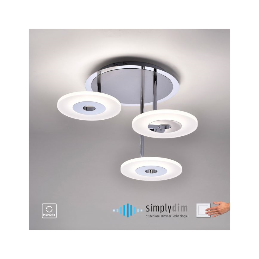 Paul Neuhaus 6446-55 - LED Димируем полилей ADALI 3xLED/13W/230V