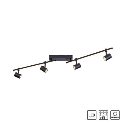 Paul Neuhaus 6525-18 - LED луничка BARIK 4xGU10/4,5W/230V + LED/10W