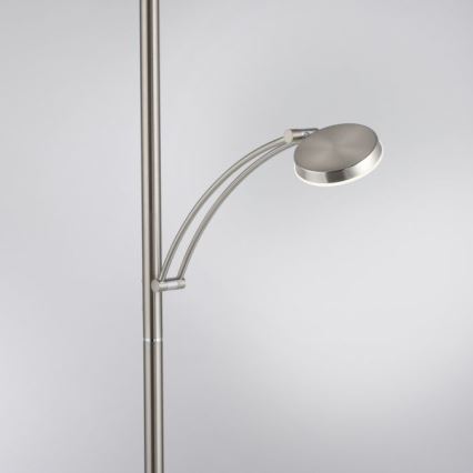 Paul Neuhaus 655-55 - димируема LED подова лампа ALFRED LED/28W+LED/4W/230V лъскав хром