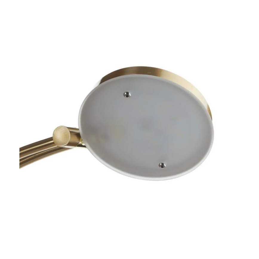 Paul Neuhaus 655-60 - Димируема подова лампа ALFRED LED/28W/230V+LED/4W/230V месинг