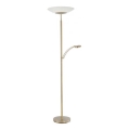 Paul Neuhaus 655-60 - Димируема подова лампа ALFRED LED/28W/230V+LED/4W/230V месинг