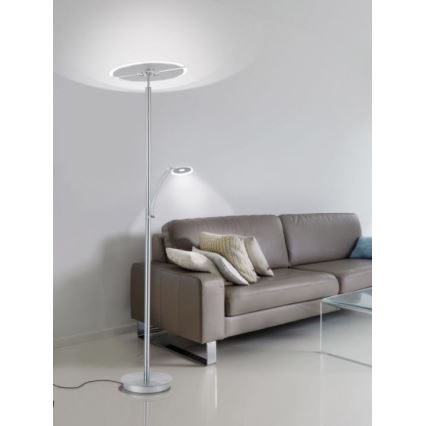 Paul Neuhaus 673-55 - LED Димируем лампион ARTUR 2xLED/21W/230V+1xLED/6W лъскав хром
